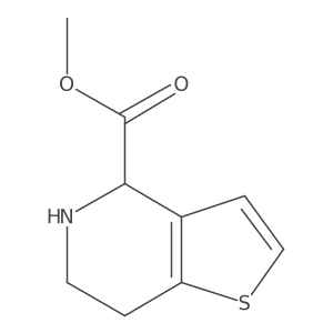 methyl 4H,5H,6H,7H-thieno[3,2-c]pyridine-4-carboxylate Structure