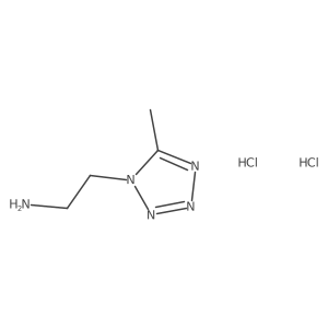 2-(5-methyl-1H-1,2,3,4-tetrazol-1-yl)ethan-1-amine dihydrochloride Structure