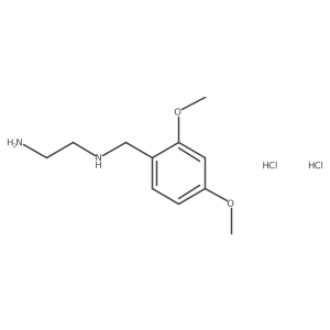 (2-Aminoethyl)[(2,4-dimethoxyphenyl)methyl]amine dihydrochloride结构式