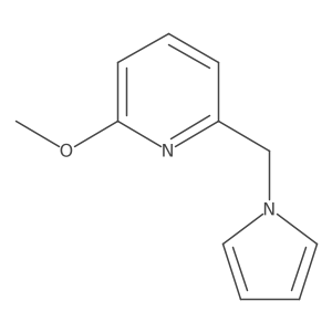 2-methoxy-6-(1H-pyrrol-1-ylmethyl)pyridine Structure