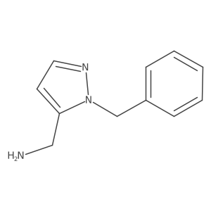 (1-benzyl-1H-pyrazol-5-yl)methanamine Structure