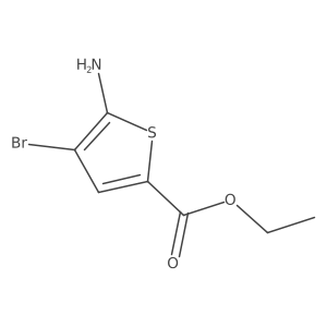 Ethyl 5-amino-4-bromothiophene-2-carboxylate Structure