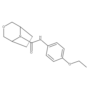 N-(4-Ethoxyphenyl)-3-oxa-8-azabicyclo[3.2.1]octane-8-carboxamide结构式