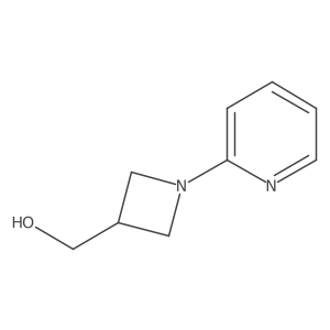 (1-(Pyridin-2-yl)azetidin-3-yl)methanol结构式