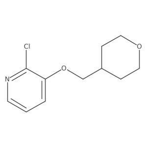 2-chloro-3-((tetrahydro-2H-pyran-4-yl)methoxy)pyridine结构式