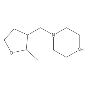 1-((2-Methyltetrahydrofuran-3-yl)methyl)piperazine结构式