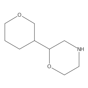 2-(Oxan-3-yl)morpholine Structure