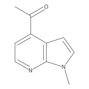 1-(1-Methylpyrrolo[2,3-b]pyridin-4-yl)ethanone结构式