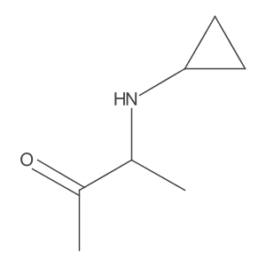 3-(Cyclopropylamino)butan-2-one结构式