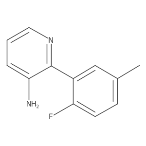2-(2-Fluoro-5-methylphenyl)pyridin-3-amine结构式