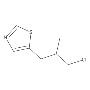 5-(3-Chloro-2-methylpropyl)-1,3-thiazole Structure