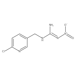 [C(E)]-N-[(6-Chloro-3-pyridinyl)methyl]-N'-nitro-guanidine结构式