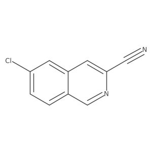 6-Chloroisoquinoline-3-carbonitrile Structure