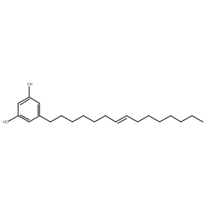 5-[(7Z)-Pentadec-7-en-1-yl]benzene-1,3-diol Structure