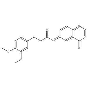 3-(3,4-dimethoxyphenyl)-N-(4-oxoquinazolin-6-ylidene)propanamide Structure