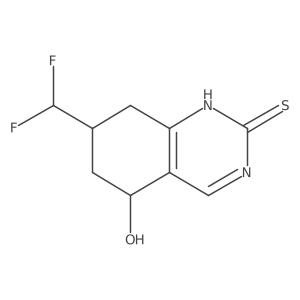 7-(Difluoromethyl)-2-mercapto-5,6,7,8-tetrahydroquinazolin-5-ol Structure