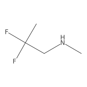 (2,2-Difluoropropyl)(methyl)amine Structure
