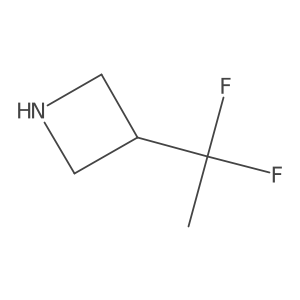 3-(1,1-Difluoroethyl)azetidine Structure
