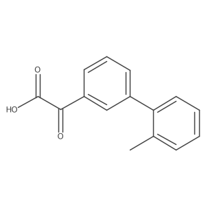 2-[3-(2-Methylphenyl)phenyl]-2-oxoacetic acid结构式