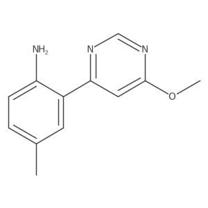 2-(6-Methoxypyrimidin-4-yl)-4-methylaniline Structure