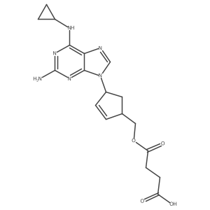 Succinoylabacavir Structure