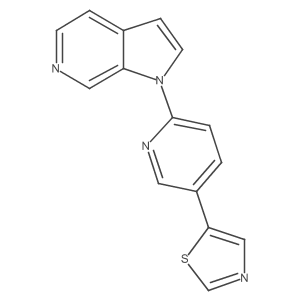 5-(6-Pyrrolo[2,3-c]pyridin-1-ylpyridin-3-yl)-1,3-thiazole Structure