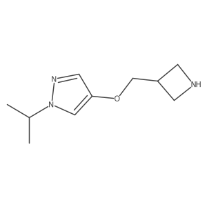 4-[(azetidin-3-yl)methoxy]-1-(propan-2-yl)-1H-pyrazole Structure