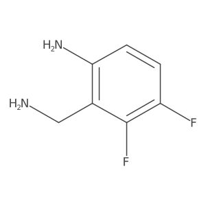 2-(Aminomethyl)-3,4-difluoroaniline Structure