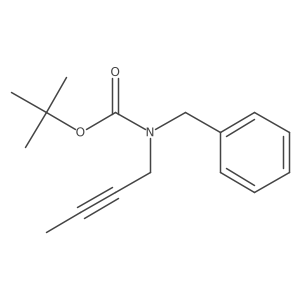 1,1-Dimethylethyl N-2-butyn-1-yl-N-(phenylmethyl)carbamate Structure