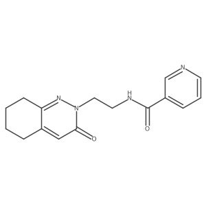 N-(2-(3-oxo-5,6,7,8-tetrahydrocinnolin-2(3H)-yl)ethyl)nicotinamide Structure