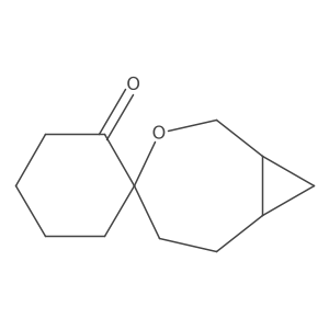 3-Oxaspiro[bicyclo[5.1.0]octane-4,1'-cyclohexane]-6'-one Structure
