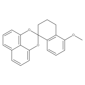 5-Methoxy-3,4-dihydro-2H-spiro[naphthalene-1,2'-naphtho[1,8-de][1,3]dioxine] Structure