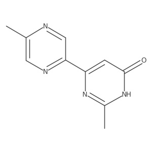 2-Methyl-6-(5-methylpyrazin-2-yl)pyrimidin-4-ol Structure