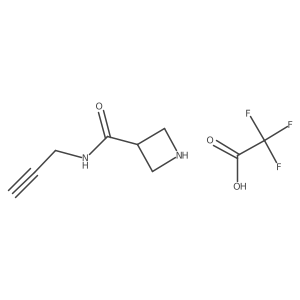 N-(prop-2-yn-1-yl)azetidine-3-carboxamide 2,2,2-trifluoroacetate Structure