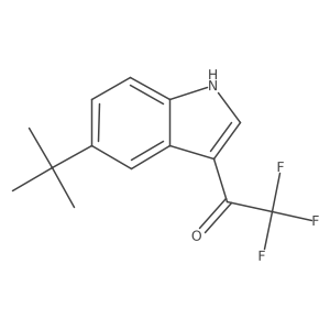 1-(5-tert-butyl-1H-indol-3-yl)-2,2,2-trifluoroethan-1-one Structure