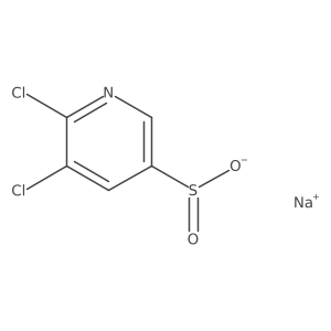 Sodium 5,6-dichloropyridine-3-sulfinate结构式