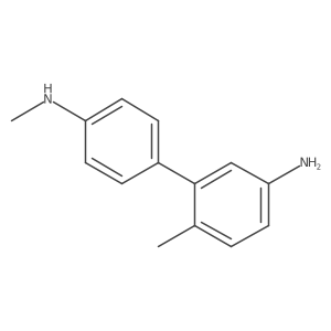 4-Methyl-3-[4-(methylamino)phenyl]aniline结构式