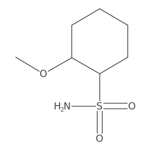 (1S,2R)-2-Methoxycyclohexane-1-sulfonamide结构式