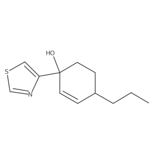 4-Propyl-1-(1,3-thiazol-4-yl)cyclohex-2-en-1-ol Structure