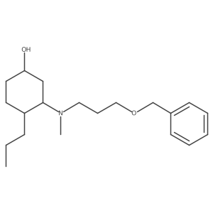 3-{[3-(Benzyloxy)propyl](methyl)amino}-4-propylcyclohexan-1-ol结构式