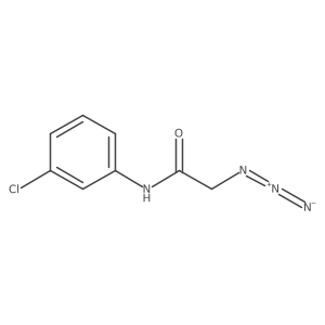 2-azido-N-(3-chlorophenyl)acetamide结构式