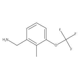 (2-Methyl-3-(trifluoromethoxy)phenyl)methanamine结构式