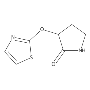 3-(1,3-Thiazol-2-yloxy)pyrrolidin-2-one Structure