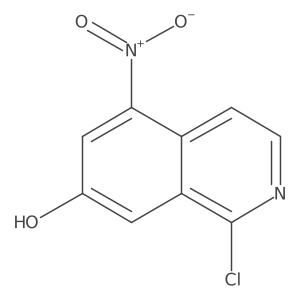 1-Chloro-5-nitroisoquinolin-7-ol Structure