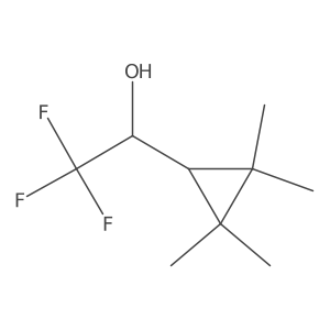 (1S)-2,2,2-trifluoro-1-(2,2,3,3-tetramethylcyclopropyl)ethan-1-ol结构式
