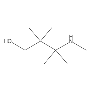 2,2,3-Trimethyl-3-(methylamino)butan-1-ol Structure