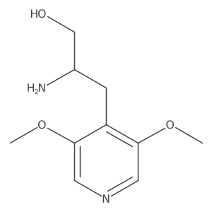 2-Amino-3-(3,5-dimethoxypyridin-4-yl)propan-1-ol Structure