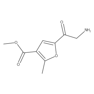 Methyl 5-(2-aminoacetyl)-2-methylfuran-3-carboxylate Structure