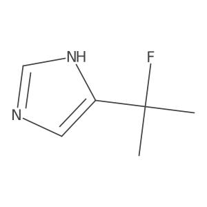 4-(2-fluoropropan-2-yl)-1H-imidazole Structure