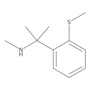 Methyl({2-[2-(methylsulfanyl)phenyl]propan-2-yl})amine Structure